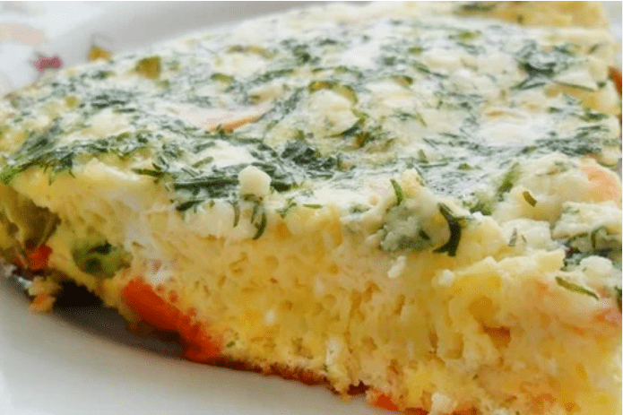 Omelette protein diet
