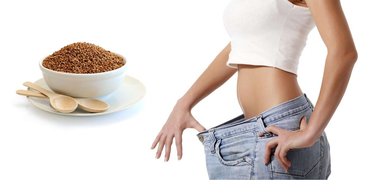 The buckwheat diet helps to lose weight fast