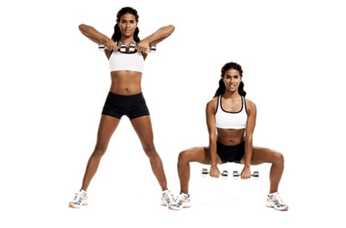 exercises with dumbbells to slim the abdomen and sides