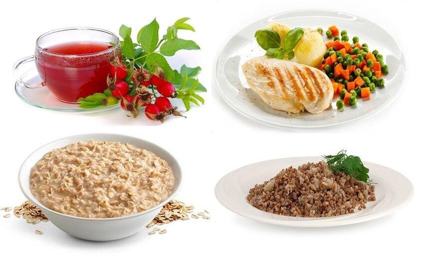 The diet for gastritis of the stomach should be as balanced as possible. 